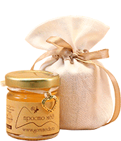 Бонбоньерка мешочек с мёдом