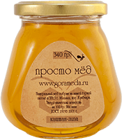 340 гр мёда каштан-липа
