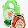 Оригинальный подарок женщине на 8 марта - сумочка с мёдом